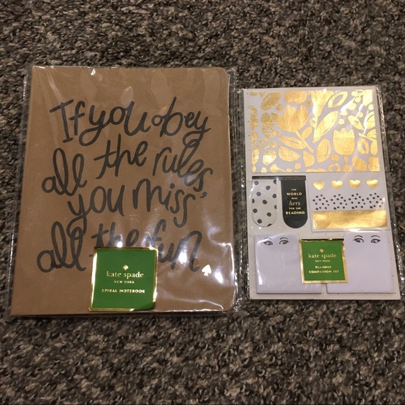 kate spade Other - NWT kate spade Journal & Sticker Set ♠️